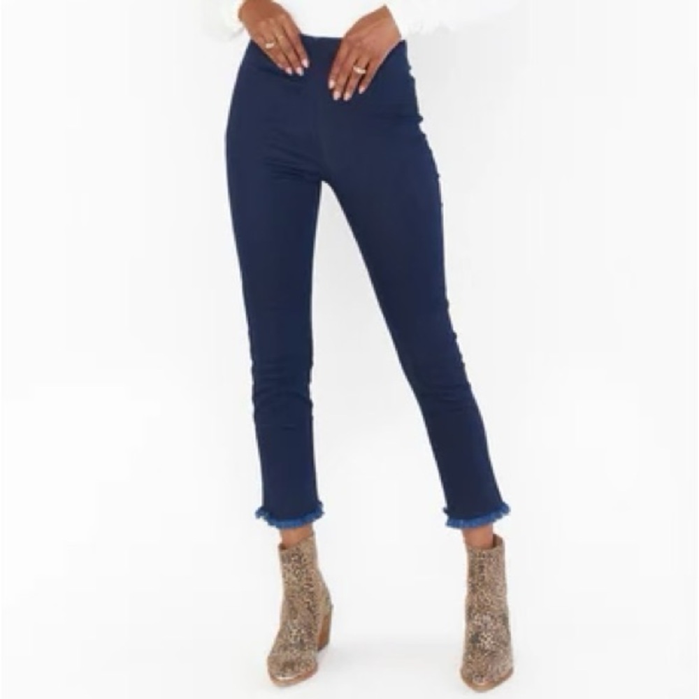 Show Me Your MuMu - MuMu Blue Size S Women’s Elastic Waist Jeans